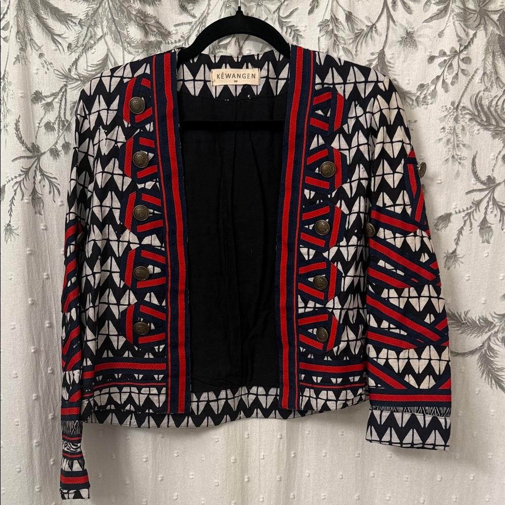 Kewangen Geometric Patterned Jacket - image 1